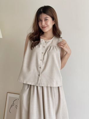 Garcella Linen Set / 简约棉麻套装