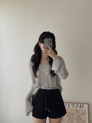 Cozy Snowflake Top / 松弛感‌雪花棉罩衫