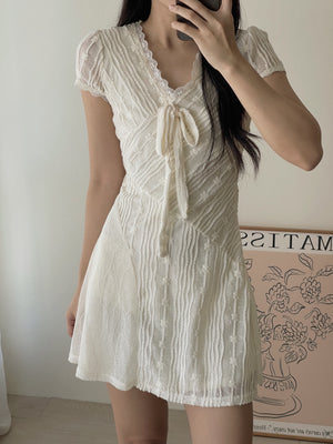 Chantilly Lace Dress / 法式甜美蕾丝连身裙