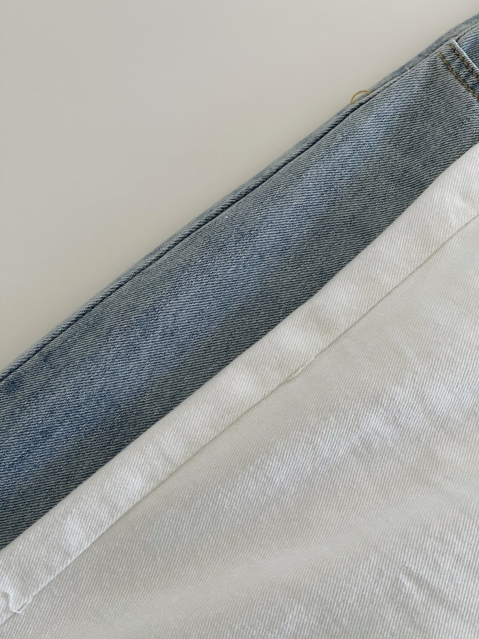 Denim Wide Cropped Pants / 牛仔宽松阔腿九分裤