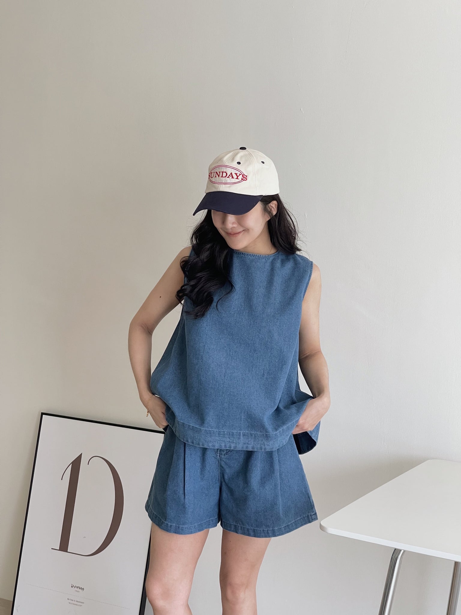 Casual Denim Set / 休闲宽松牛仔套装