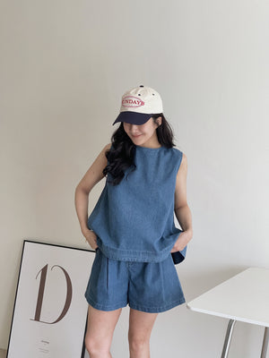 Casual Denim Set / 休闲宽松牛仔套装
