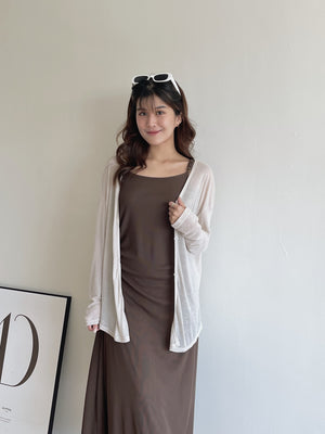 Kendra Cardigan dress set / 防晒衫吊带裙两件套