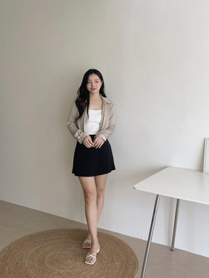 Plain Pleated Skirt / 简约百褶短裙