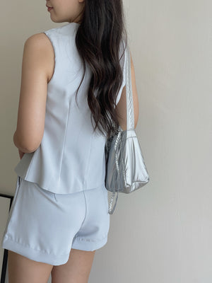 Ribbon Vest Set / 蝴蝶结无袖西装套装