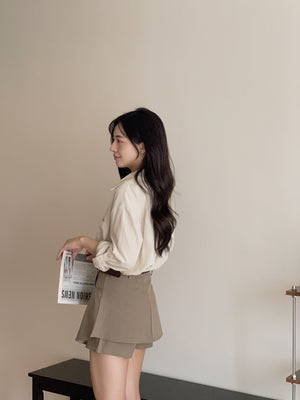 Wide Leg Design Shorts / 双层显腿瘦设计短裤