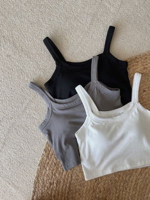 Crop Padded Camisole / 露脐胸垫吊带
