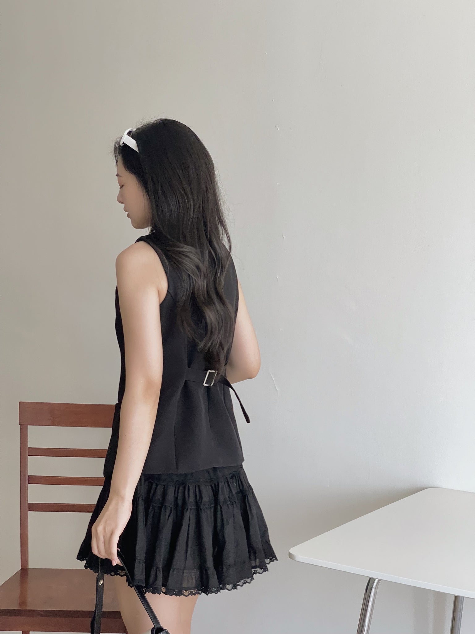 Button Up Suit Vest / 高级感西装马甲背心