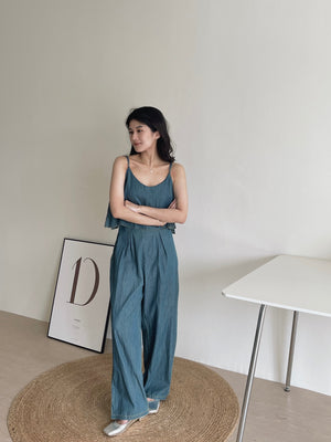 Arena Soft Denim Jumpsuit / 天丝软牛仔连体裤