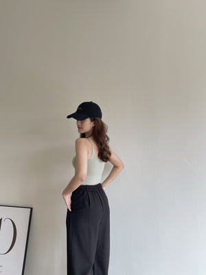 Scoop Neck Padded Singlet / 大领口显瘦胸垫吊带