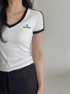 Sports Padded Tee / 运动显瘦带胸垫上衣