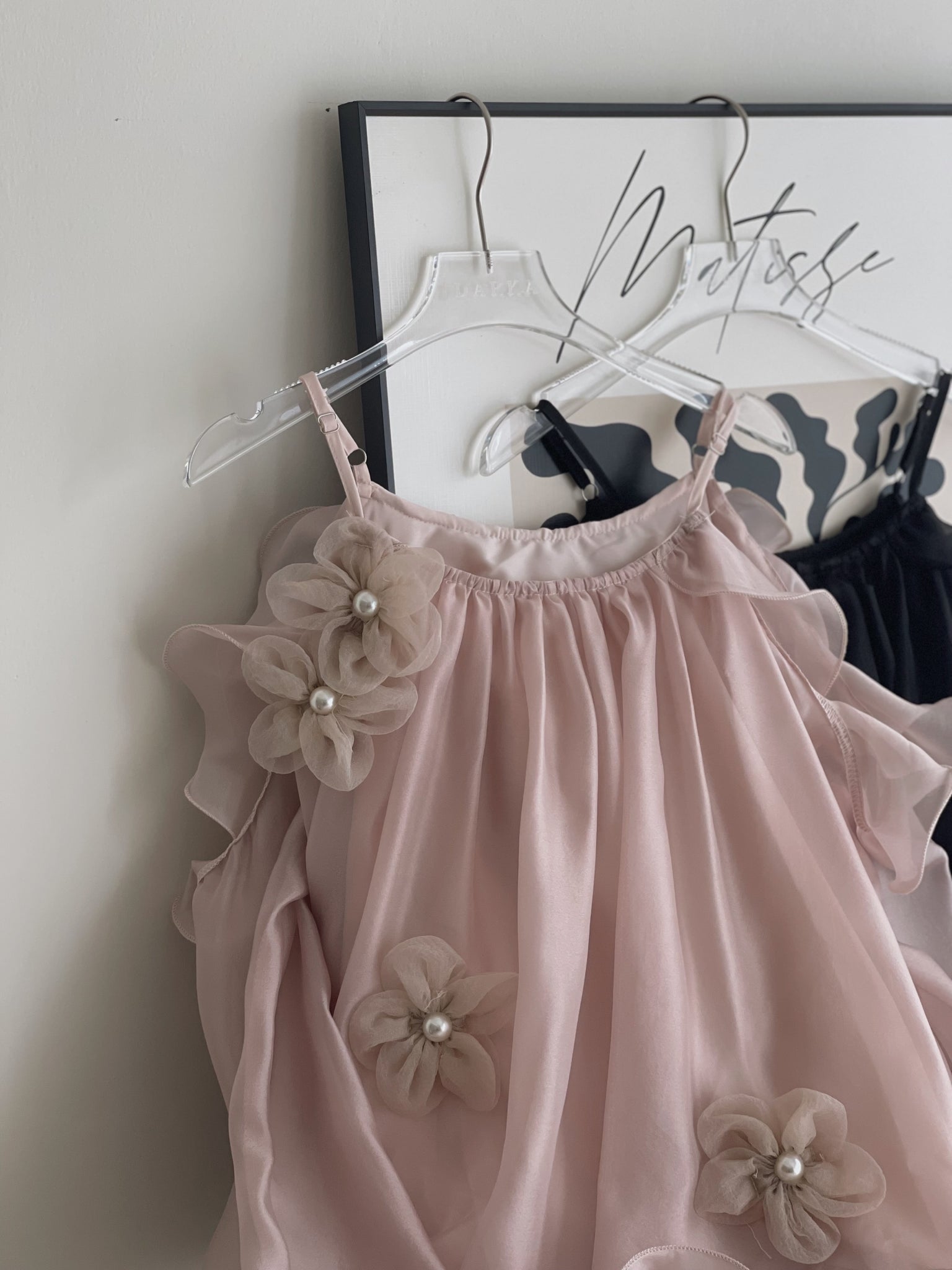 Glowing Tulle Puff Top / 流光纱蓬蓬露肩上衣