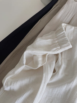 Linen Casual Maxi Pants / 高个子拖地棉麻休闲裤