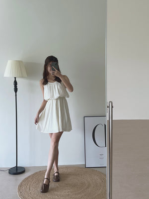 Kalie Back Cutout Dress / 挂脖收腰露背裙