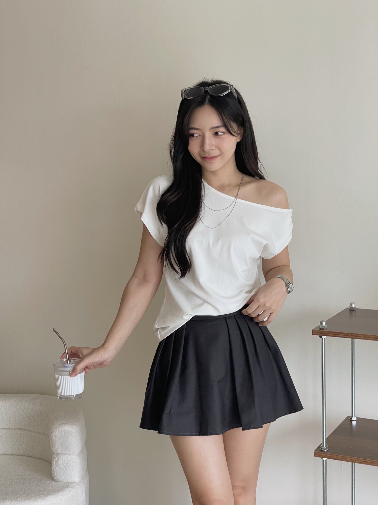 Ellie Sculpted Skirt / 立体蓬蓬打褶短裙