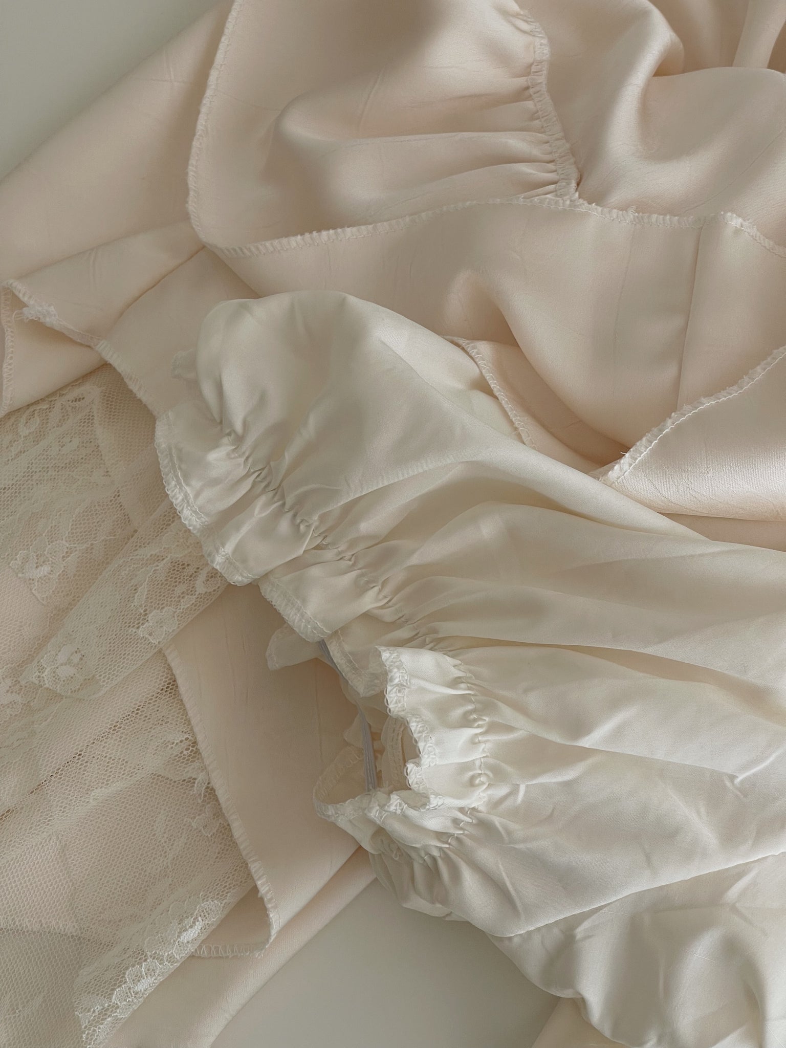 Lace Spliced Chinese Set / 中式甜美蕾丝盘扣套装