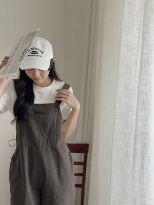 Katz Washed Cotton Overall / 洗水棉背带长裤