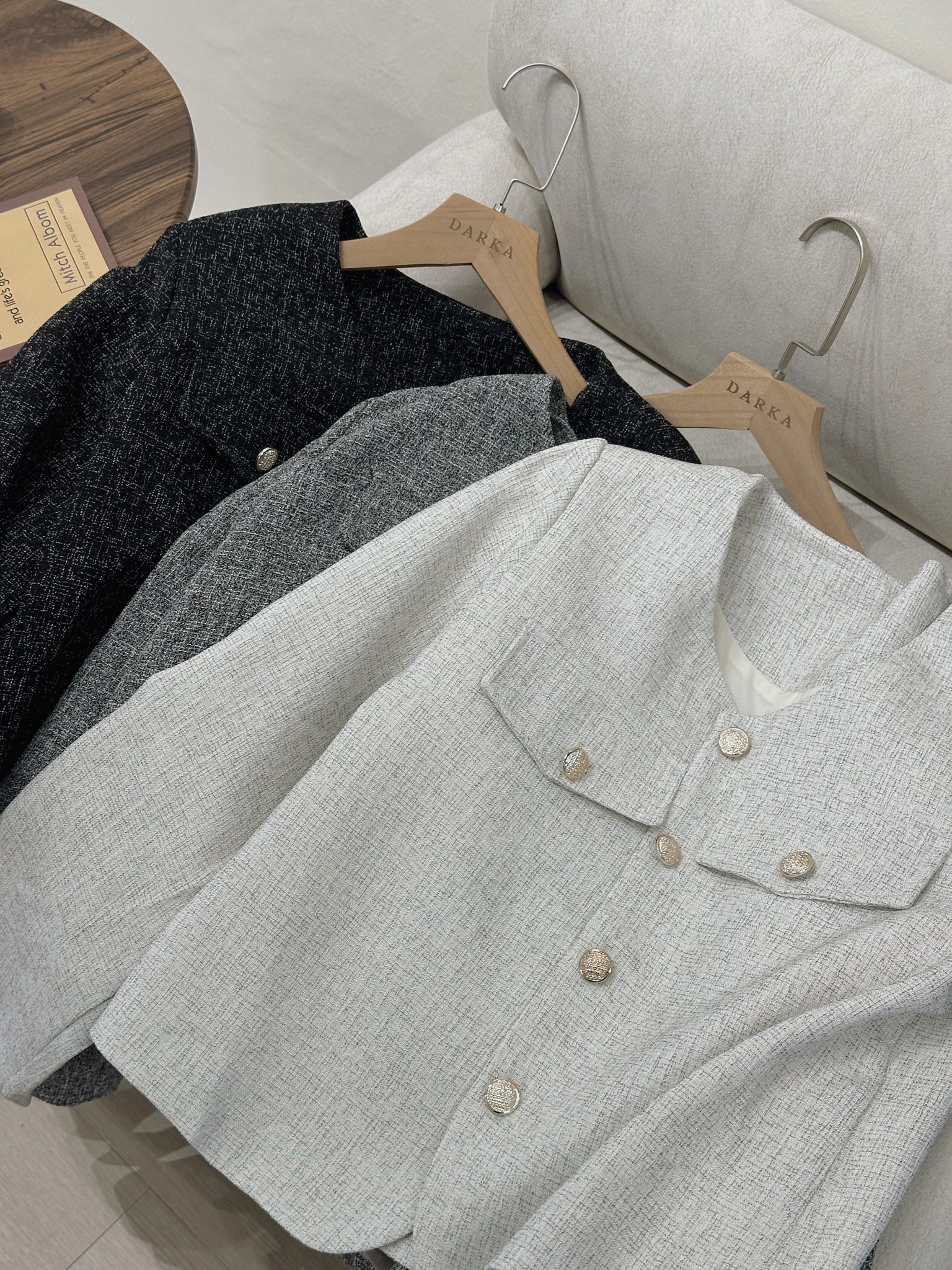 Korean Tweed Blazer