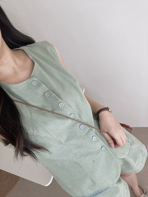 Marceline Denim Set / 老钱风宽松牛仔套装