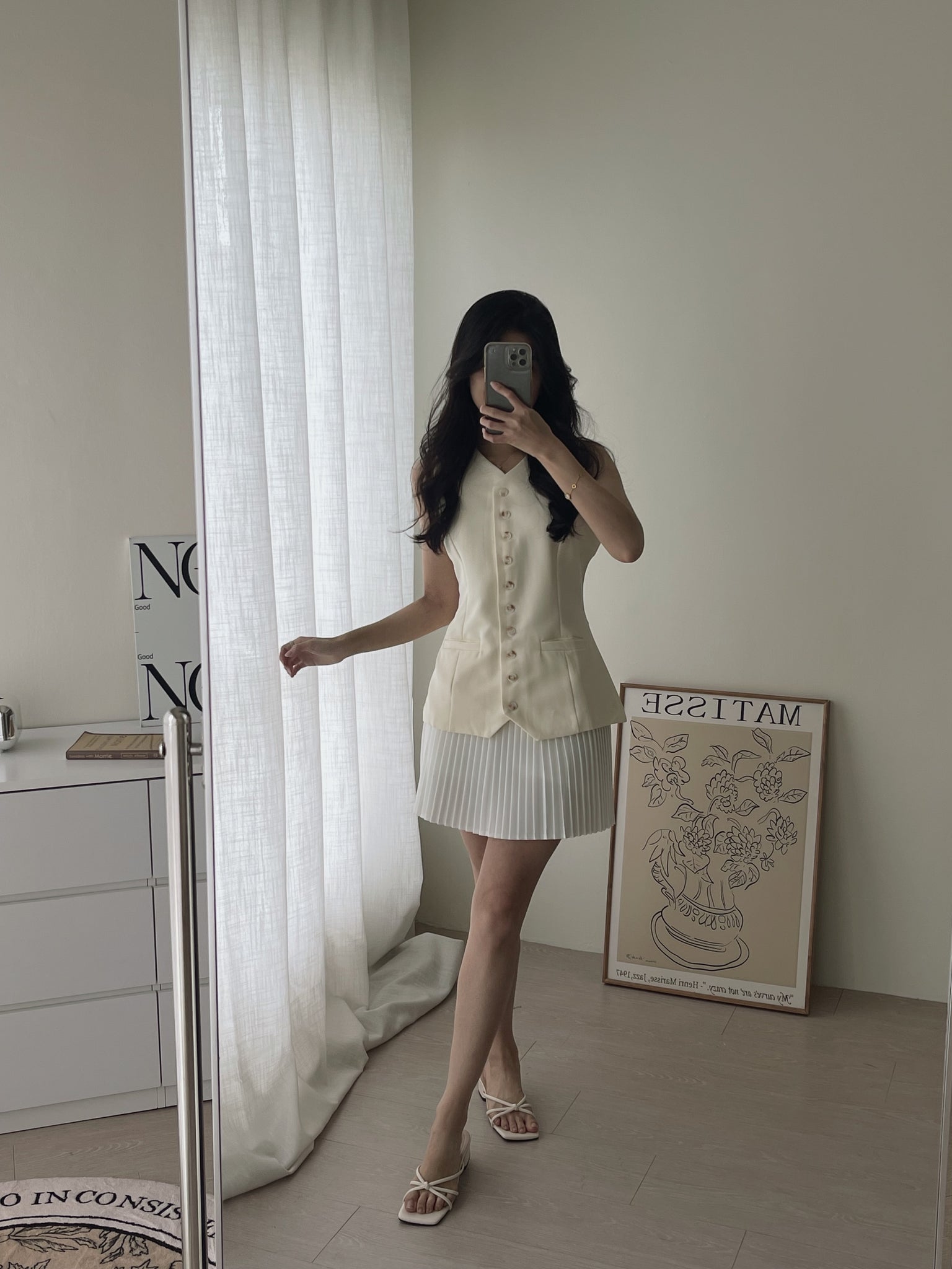 Plain Pleated Skirt / 简约百褶短裙
