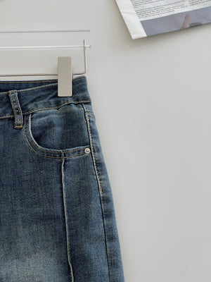 Fit Stretch Bootcut Jeans / 弹力微喇叭牛仔裤