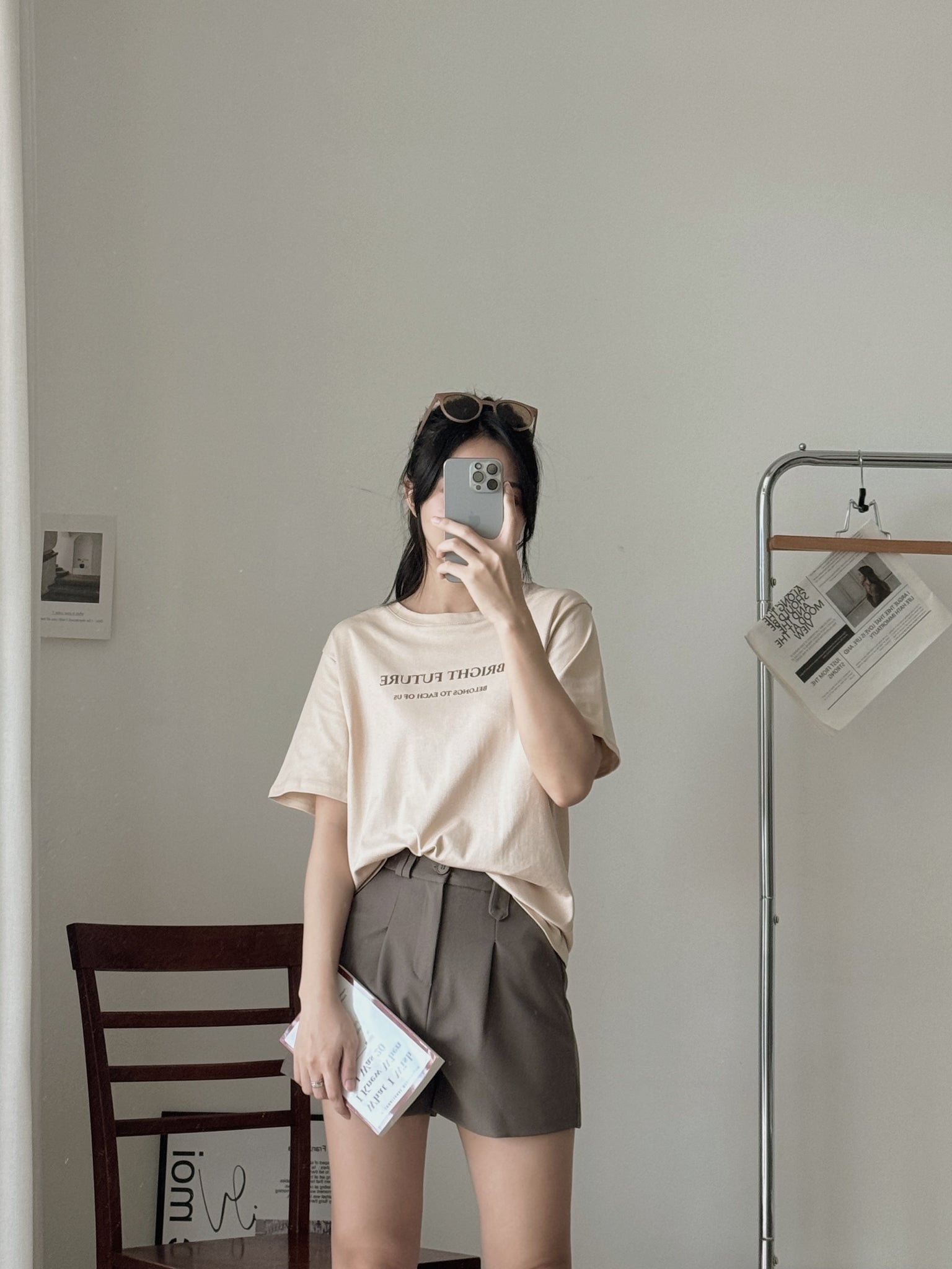 Simple Letters Tee / 简约字母T恤