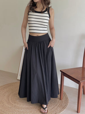 Maribel Flared Skirt / 显腰身宽摆半身裙