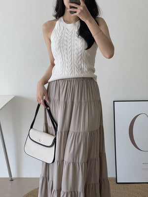 Chiffon Layered Midi Skirt / 温柔雪纺半身裙
