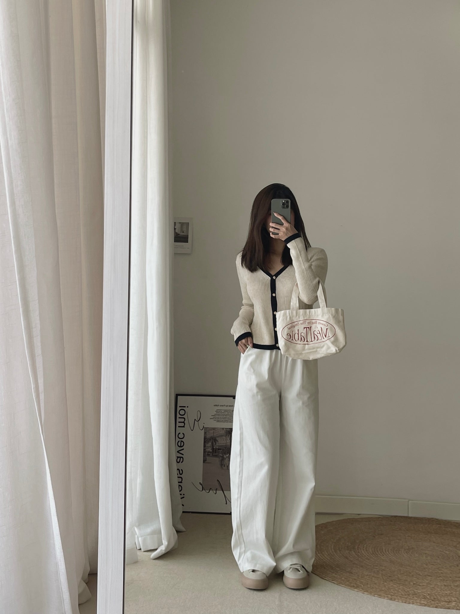 Wide Pull-On Pants / 松紧抽绳阔腿百搭裤
