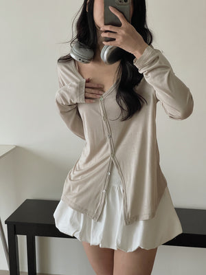 Lyocell Soft Cardigan / 巨柔软冰凉轻薄开衫
