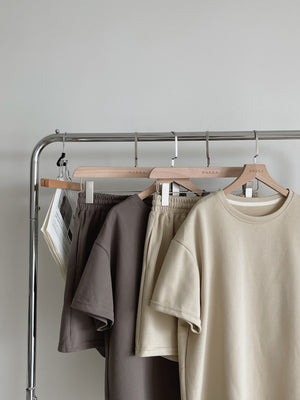 Morandi Casual Set / 莫兰蒂小刺绣休闲套装