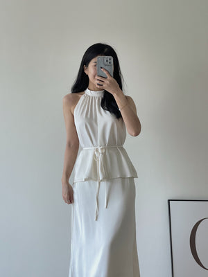 Anastasia Satin Set / 名媛贵族气质缎面套装
