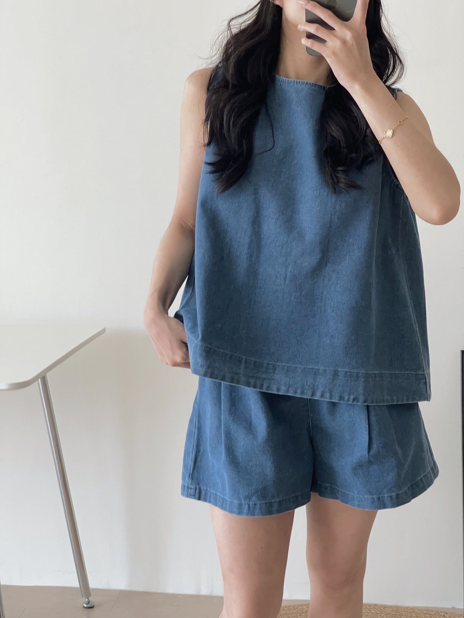 Casual Denim Set / 休闲宽松牛仔套装