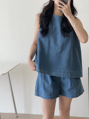 Casual Denim Set / 休闲宽松牛仔套装