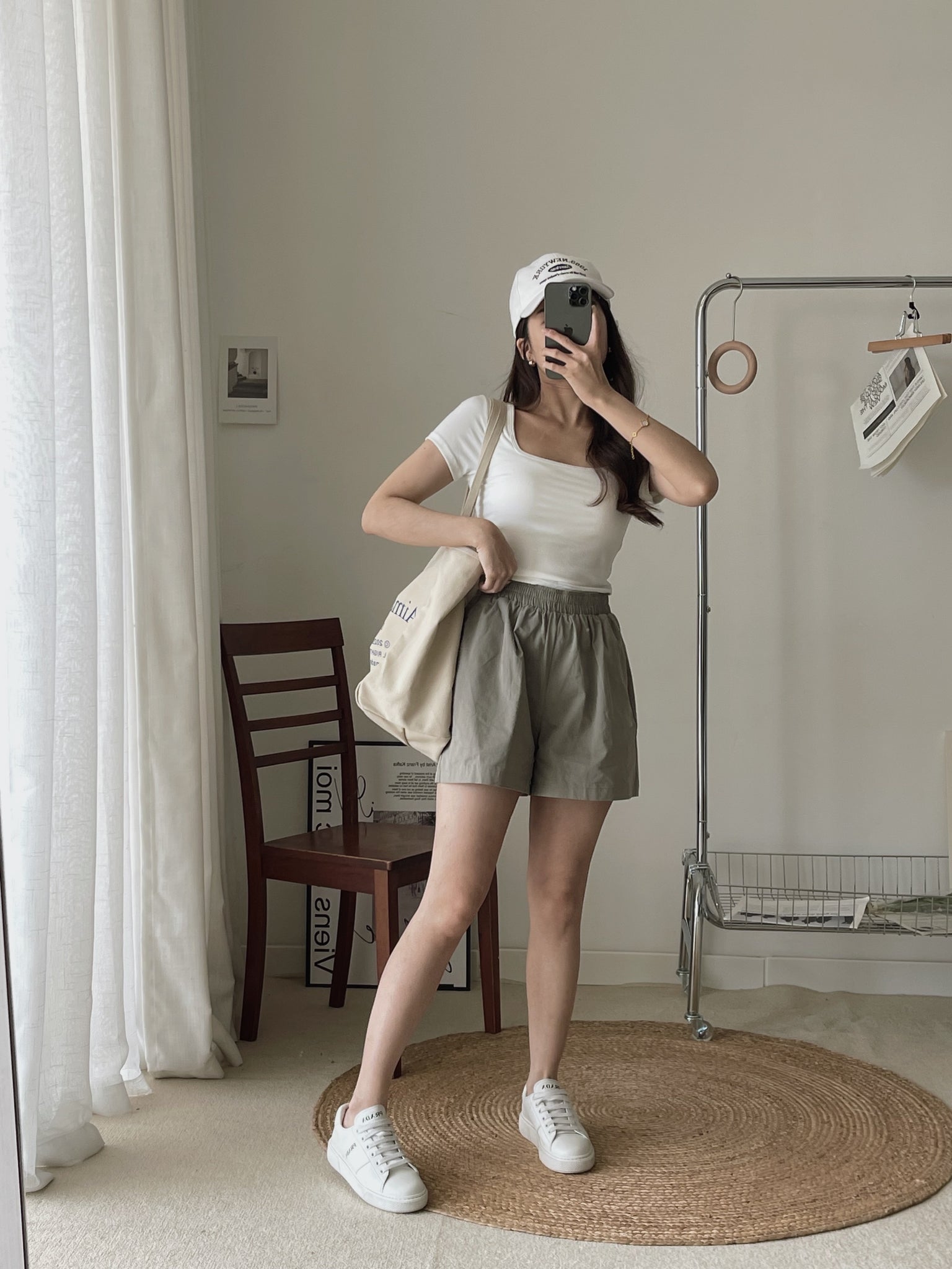 Oversized Canvas Bag /百搭帆布单肩包