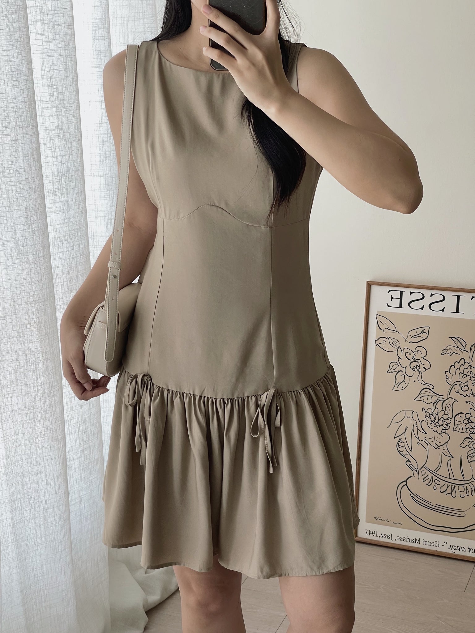 Celine Mini Bow Dress / 气质小蝴蝶结连衣裙