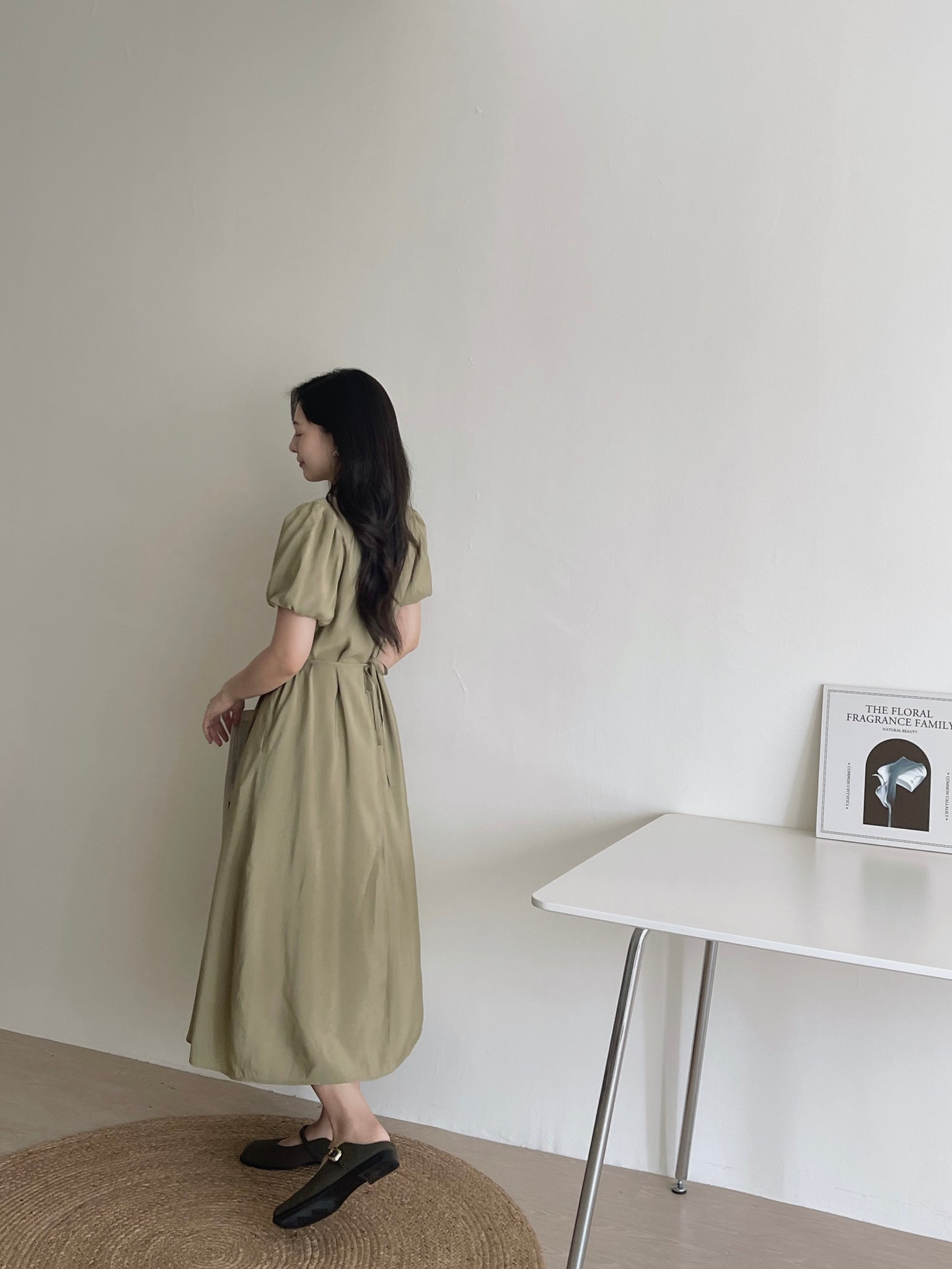 Anais Puff Sleeves Dress / 韩风泡泡袖连身裙