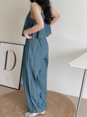 Arena Soft Denim Jumpsuit / 天丝软牛仔连体裤