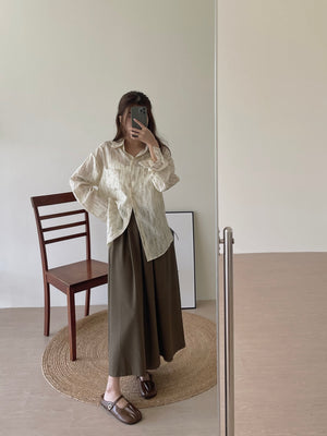 Tie Dye Thin Shirt / 薄款晕染防晒衬衫