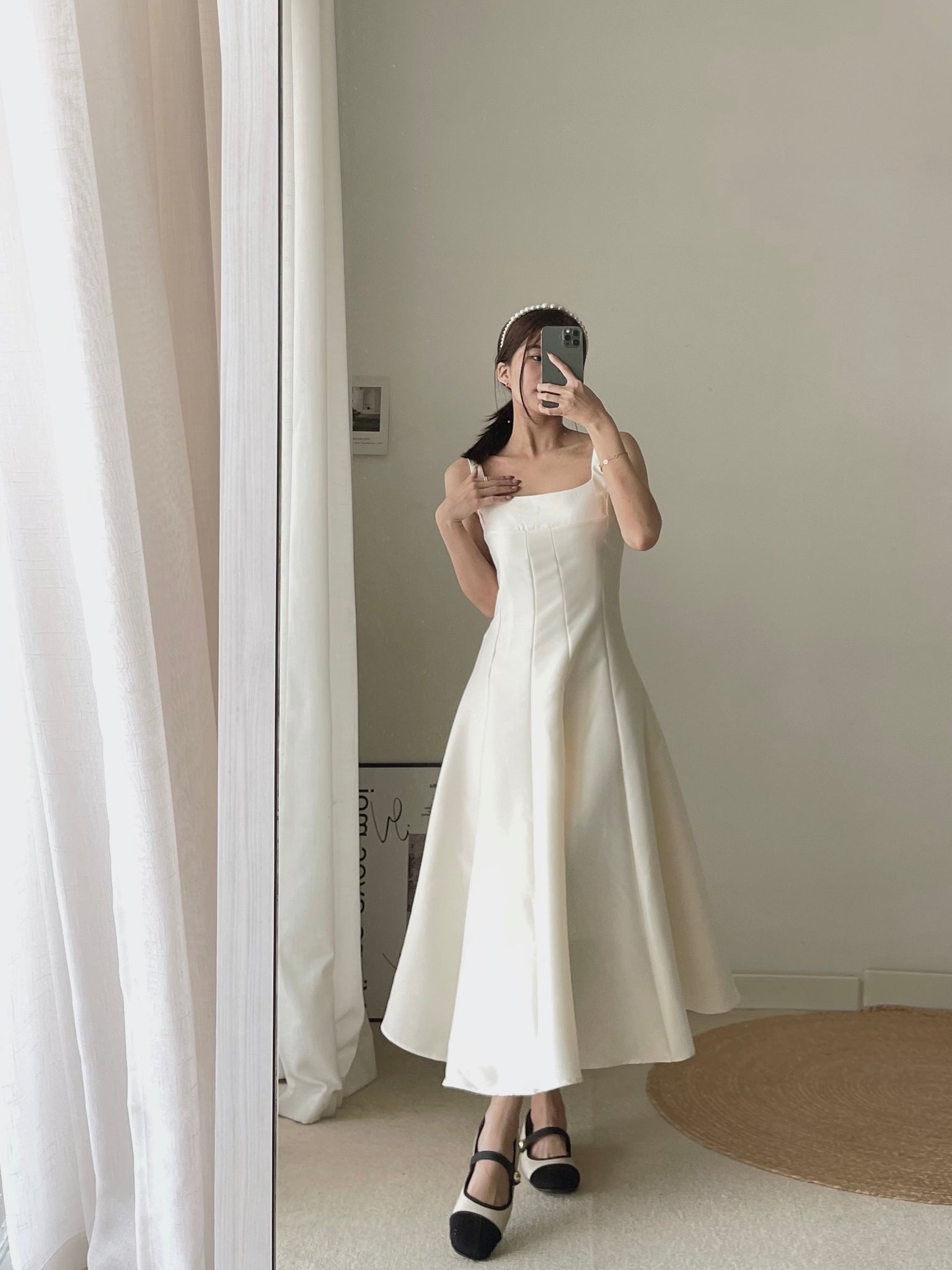 Hepburn Classy Dress / 赫本风收腰显瘦连