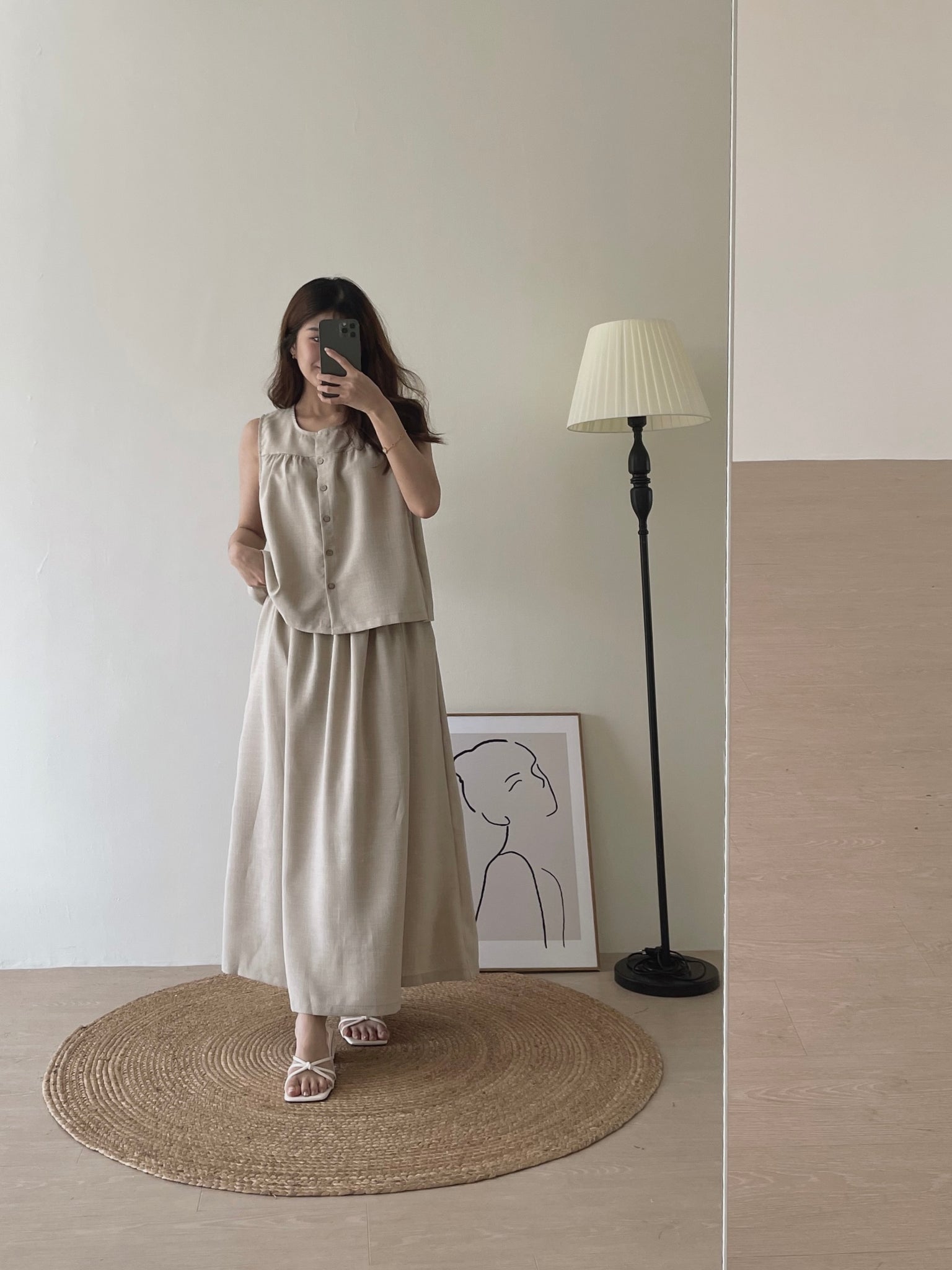 Garcella Linen Set / 简约棉麻套装