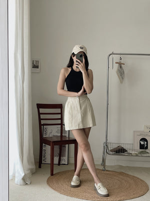 Joelle Suede Skirt / 灯芯绒A字裙子