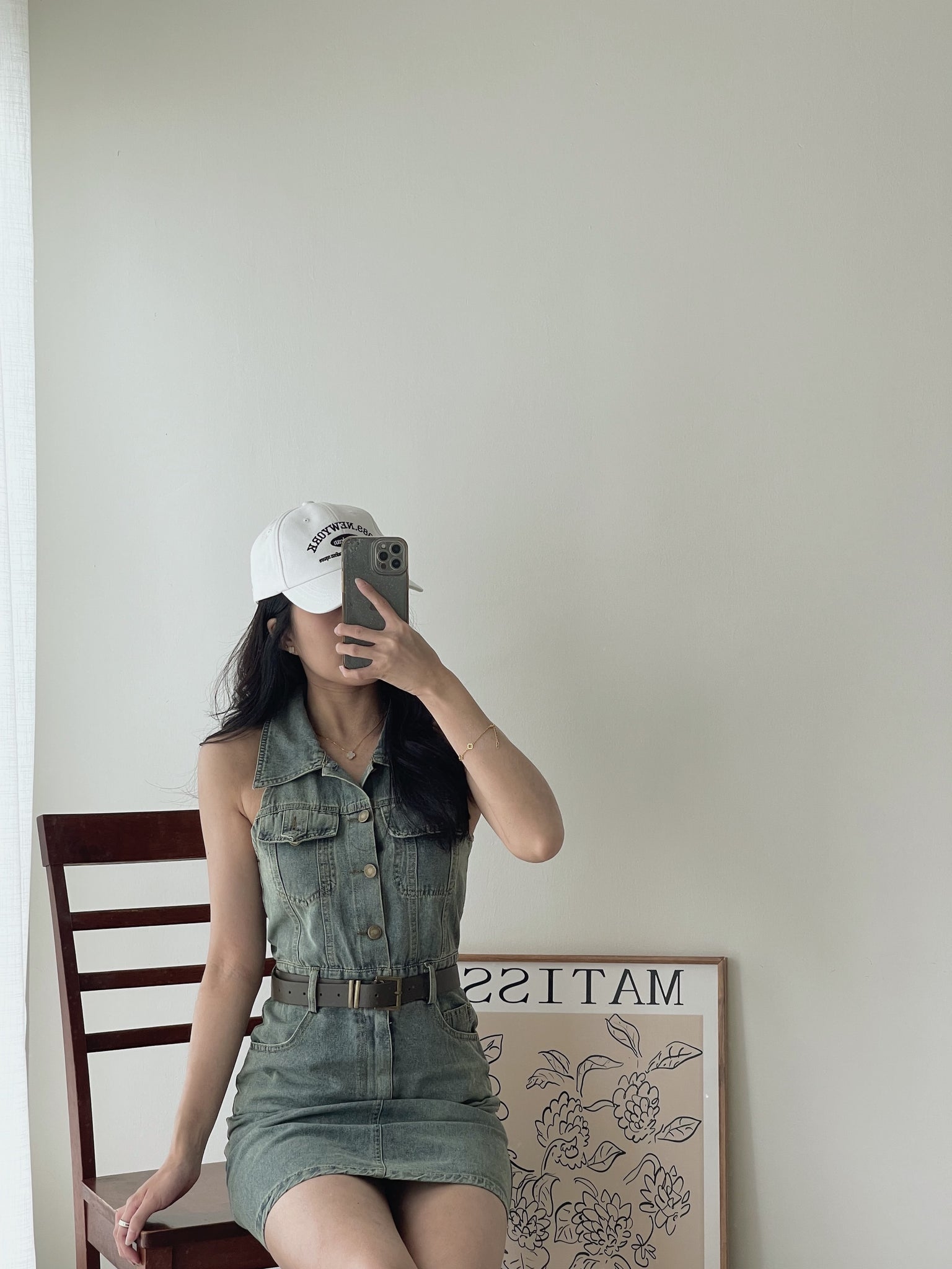 Urban Denim Dress / 复古牛仔连身短裙
