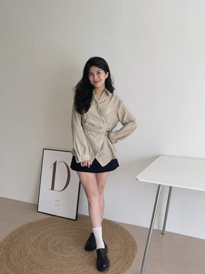 Sporty A-Line Skirt / 卫衣面料短裙