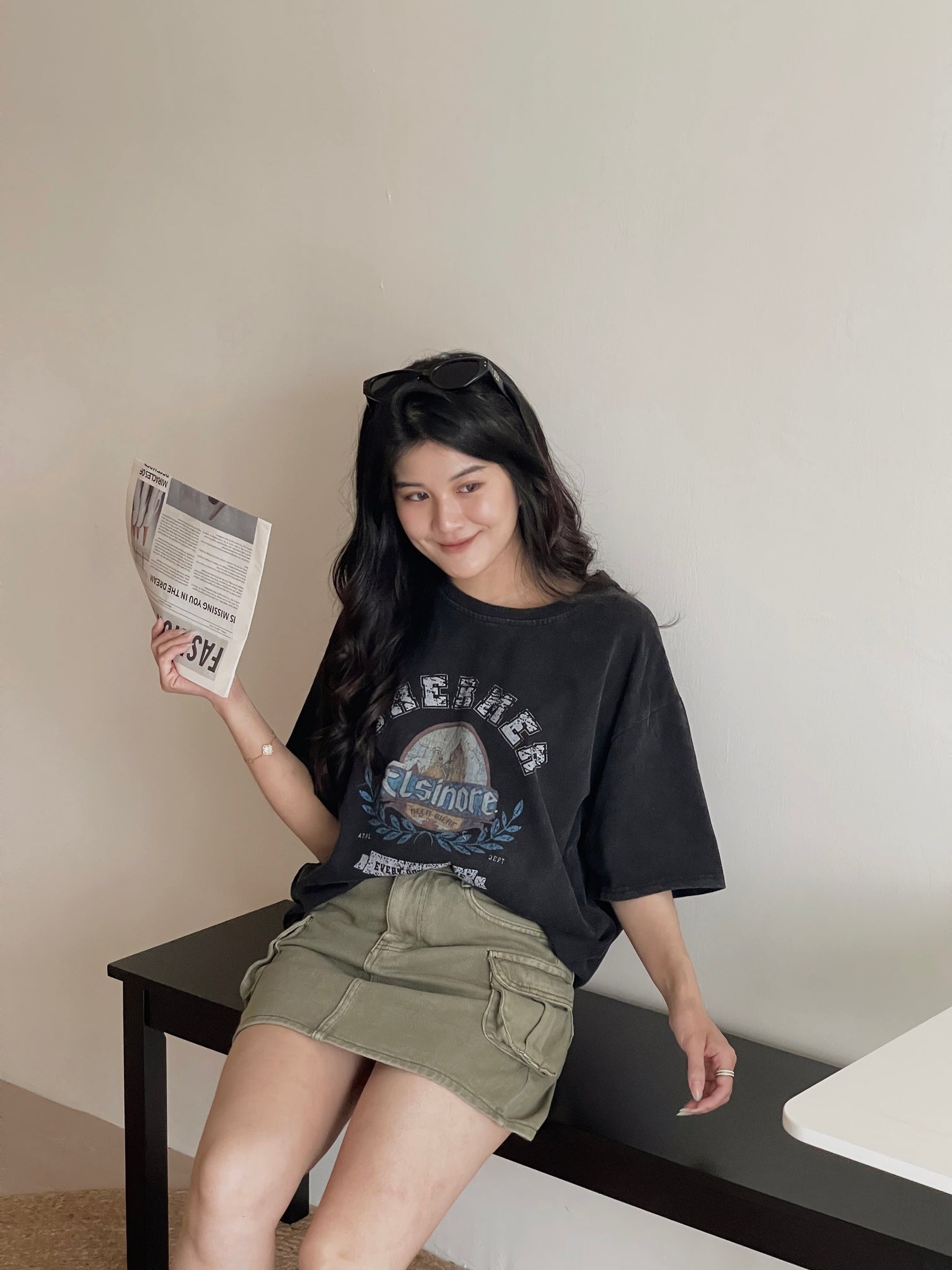 Stylish Western Loose Tee / 帅气欧美风宽松T恤