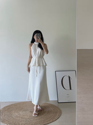 Anastasia Satin Set / 名媛贵族气质缎面套装