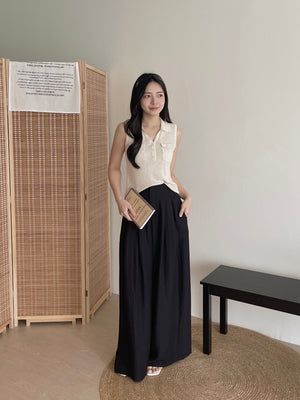 Linen Casual Maxi Pants / 高个子拖地棉麻休闲裤