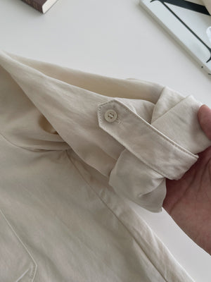 Chic Casual Shirt  / Polo尖领干练宽松衬衣