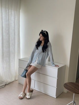 Lyocell Soft Cardigan / 巨柔软冰凉轻薄开衫