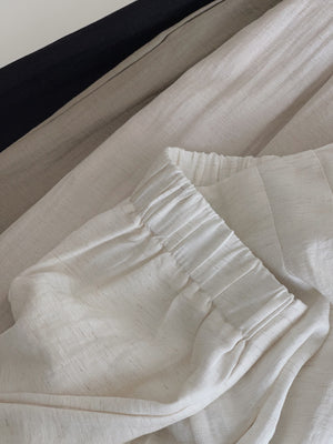 Linen Casual Maxi Pants / 高个子拖地棉麻休闲裤